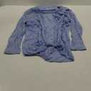 Bsubseach Women Long Sleeve Beach Shirt Blouses Bathing Suit Cover Up Button Down Collar One Size