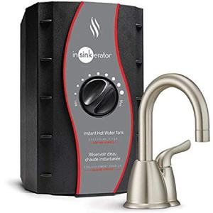 InSinkErator H-HOT150SN-SS Instant Hot Water Dispenser System with Stainless Steel Tank, Satin Nickel