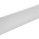 Design House Universal Cultured Marble Side Splash, 21.5-Inch, Solid White, Improved Packaging, 550905