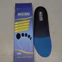 Plantar Fasciitis Insoles- Arch Support Insoles for Men Women, Shoe Inserts for Flat Feet, Orthotic Shoe Insole (Mens 12-12 1/2 | Womens 14-14 1/2) (Blue)