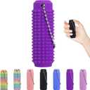 Little Ouchies Fidget Toys,Pain Stim Fidget Toy Reduce Stress for Adults,Anxiety Relief Pain Stim,Spiky Fidget Keychain for Anxiety Reduction,Sensory Toys,Novelty Gifts for Friends(1PCS/Purple)