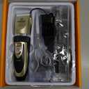 oneisall Dog Clipper Low Noise, Dog Grooming Kit with Rechargeable, Pet Shaver Cordless Electric Quiet Hair Clipper Set for Dogs Cats PetsGold