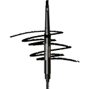 Gentlehomme - Men's 2-in-1 Eyebrow Brush & Pencil - Shape, Define & Fill In - Ultra-Thin, Long-Lasting Black - Vegan
