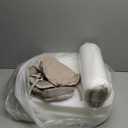 AAAAAcessories D-Shaped Chair Cushions, 2" Thick Dining Chair Pads with Ties and Removable, Machine-Washable Cover, 17" x 16", Set of 4, Oatmeal Beige