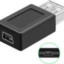 10 x 3-Pack USB 2.0 A Female to Mini B 5-Pin Female Adapter Converter - USB 2.0 Port Extender for Printers, Cameras & External Hard Drives