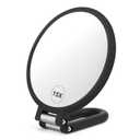 Magnifying Handheld Mirror Double Sided, 1X 15X Magnification Hand Mirrors, Travel Folding Hand Held Mirror, 360Rotation Pedestal Makeup Vanity Mirror