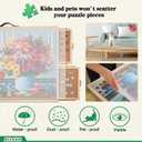 ALL4JIG 1500 Pieces 2-in-1 Tilting & Rotating Puzzle Board, 24.53" x 33.19"Adjustable Angle Puzzle Board with 4 Drawers & Clear Protective Cover, Birthday Gift for mom