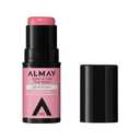 Almay Lip and Cheek Tint, Color & Care Tint Stick, Multi-Use Moisturizing Blush and Lip Color, Dewy Finish, 300 Rose Flush, 0.25 oz