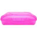 Cra-Z-Art Plastic School Box, 2-3/16"H x 5-3/16"W x 8"D, Pink