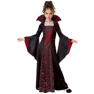 iTVTi Vampire Costume for Girls Kid Halloween Carnival Fancy Black Dress for Cosplay. L