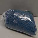 Yimobra Toilet Rug U Shaped Washable 24x20 Inch - Ultra Soft Absorbent Chenille Bath Rugs for Toilet, Quick Dry & Machine Washable, Non Slip Contour Bathroom Mat, Peacock Blue