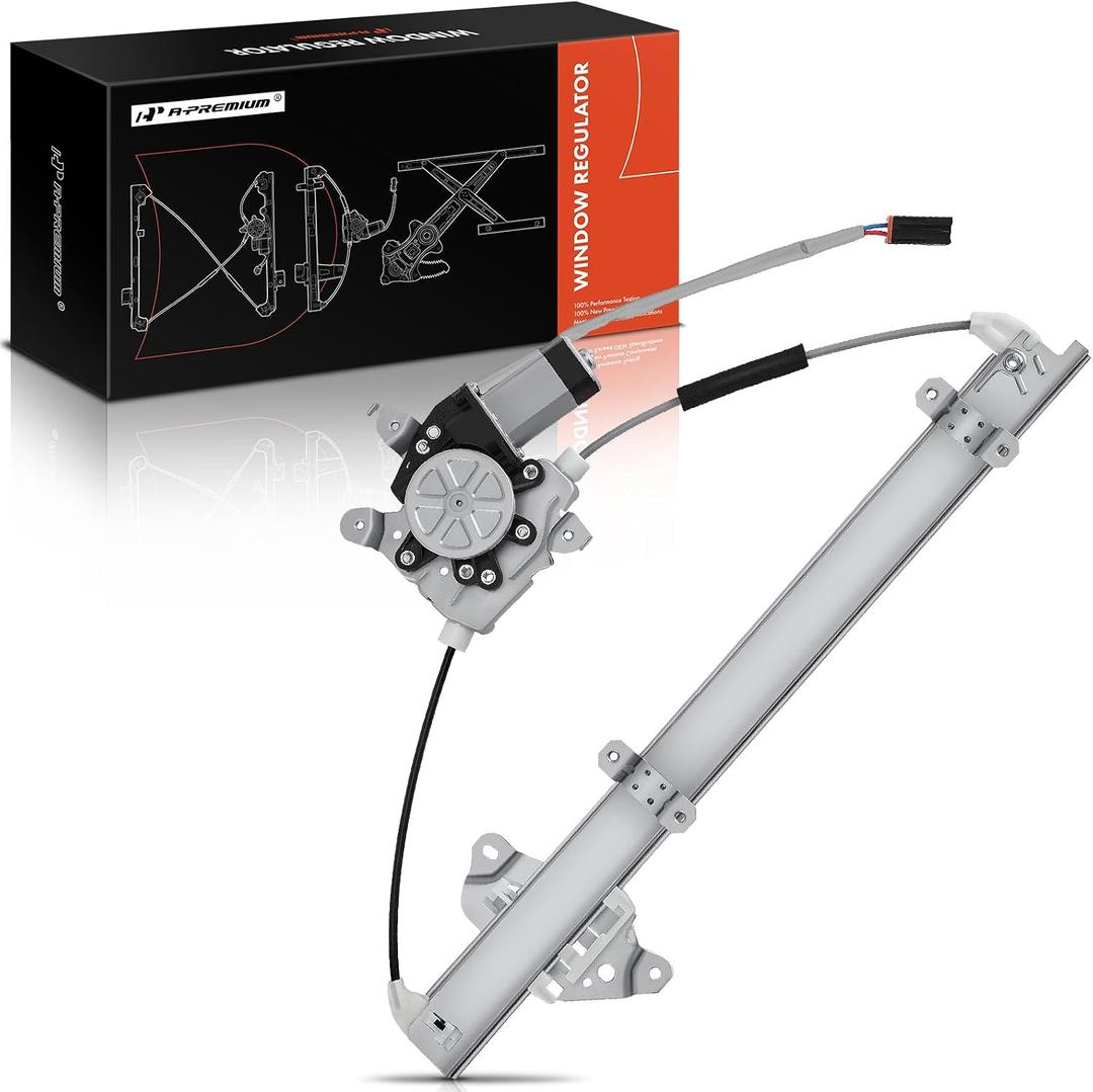 A-Premium Electric Power Window Regulator with Motor Compatible with Sentra 2000-2006 Front Right Passenger Side