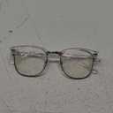 Blue Light Glasses for Woman/Men Computer Bluelight Glasses Womens/Mens (B-crystal Silver Frame)