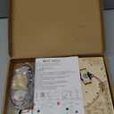 3D Wooden Puzzle for Adults – SkyCity Floating Castle Music Kit with LED Lights & Rotating Mechanism, DIY Mechanical Building Set, Hobbies Puzzle Models for Teens & Collectors