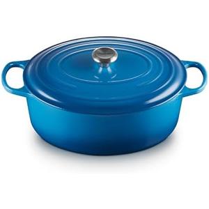 Le Creuset Enameled Cast Iron Signature Oval Dutch Oven, 9.5 qt., Marseille