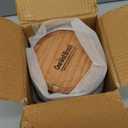 One Wall Brands Wood Utensil Holder 7" Kitchen Utensil Storage for Counter Top Kitchen Décor Natural Finish Brown.