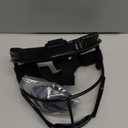 Dinictis Softball Face Mask, Lightweight, Comfortable, with Wide Field Vision, Durable and Safe Face Guards, Premium Protective Softball Fielder's Mask (Black)