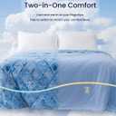 ZonLi Cooling Blankets for Hot Sleepers,All-Season Lightweight Cooling Blanket for Night Sweats,Cool Blanket Absorbs Body Heat to Keep Cool，Q-Max 0.45 Summer Blanket for Bed Sofa Couch,Rhombus Lattice
