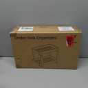 Bamboo Wood Under Sink Organizer 2 Pack, Pull Out Cabinet Organizer 2 Tier Under Sink Organizers and Storage with Sliding Drawer Sturdy Easy Assembly for Kitchen Bathroom (Black)