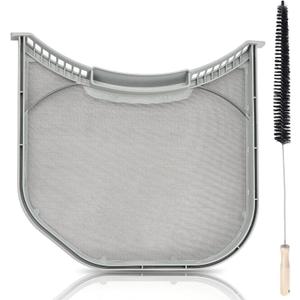ADQ56656401 Dryer Lint Filter Upgraded Stainless Steel Mesh Screen for LG ADQ566564 and Ken-more Elite Dryer Lint Screen Replacement with Clothes Dryer Lint Vent Trap Cleaner Brush Part #PS3531962