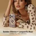 CASEKOO [Everlasting Sparkle for iPhone 16 Pro/iPhone 16 Pro Max Camera Lens Protector [Military Protection] [9H Tempered Glass] Anti Crack, Bling & Glitter, Removable, Glossy, Gold