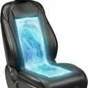 Liquid Cooling Car Seat Cover Front Seat, Air Conditioned Cooling Seat Cooler (Not Fan), Cooling Seat Cushion for Cars with 3 Modes, Quiet, Works Without A/C, Fits Car SUV Truck, Classic Black