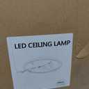 hepside 23INCH Big Dimmable Flush Mount Ceiling Light Fixture Black, 3CCT Selectable 3000/4000/6500K Ceiling Lamp, 50W 5000LM Super Bright Low Profile Light for Bedroom, Kitchen, Bathroom, Hallway, 23Inch-1pack