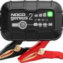 NOCO GENIUS2: 2A 6V/12V Smart Battery Charger  Automatic Maintainer, Trickle Charger & Desulfator with Overcharge Protection & Temperature Compensation  for Lead-Acid & Lithium Batteries