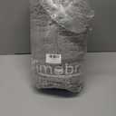 Yimobra Bathroom Rug Set 2 Piece, Soft Absorbent Chenille Bath Mat Set, Non Slip Machine Washable Quick Dry, Plush Shower Rugs for Bathroom Floor Sink Tub and Shower Outside, 32"x20"+24"x17", Gray