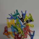 Riveda 30 Pack Assorted Chip Bag Clips Utility - PVC 2 Inch Coated Colorful Sealer for Sealing Food - Paper Holder, Clothesline Clip for Laundry Hanging, Kitchen Bags, Multipurpose Clothes Pins (Multicolor)