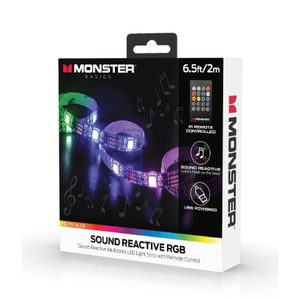 Monster 6.5 Ft Multicolor Sound Reactive RGB