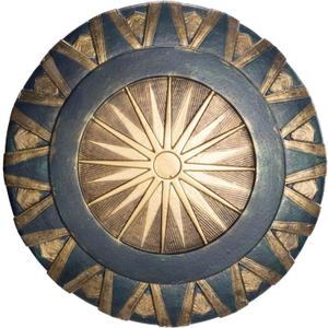 Wonder Woman Child Shield (One-Size, Multi-colored)