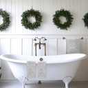 Newwiee 3 Pcs Christmas Snowman Hand Towels Decorative 3D Jacquard Bath 100% Cotton Soft Absorbent Towels for Kitchen Bathroom Washcloths Spa Gym Sport Xmas Holiday Winter Gift, 30x 14 Inch