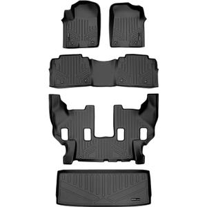 MAXLINER Floor Mats 3 Rows and Cargo Liner Behind 3rd Row Set for 2011-2013 Infiniti QX56