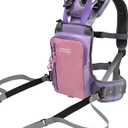 Ski and Snowboard Harness Trainer,Control Steer & Speed,Snowboard Anti-fall Traction Belt Beginner (Pink)