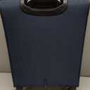 Kono 24 Inch Softside Expandable Checked Luggage with 8 Spinner Wheels TSA Lock Softshell Lightweight Business Travel Suitcase for Men and Women, Navy Blue