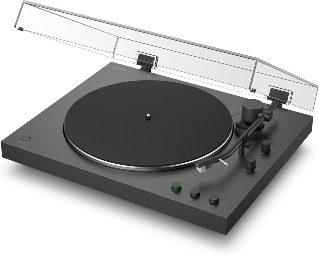 Sony PS-LX3BT Wireless Bluetooth Turntable (2026 Model) : Fully Automatic Belt Drive Vinyl Record Player with Built-in Phono EQ, Black