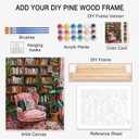 Aihonmin Christmas Paint by Numbers Kit for Adults & Kids Ages 8-12,Santa Claus Paint by Number on Canvas Easy to Paint for Beginner with Brushes Acrylic Paintwork Home Wall Decor 16"x20" (DIY Frame)