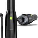 Slim Cordless Handheld Vacuum Cleaner, Mini Portable Car Vac Ultra-Lightweight at 1.2 Pounds with Powerful Suction for Vehicle Interior, Pet Hair, Carpet, Sofa, Desk, Keyboard (Black)