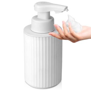 Automatic Soap Dispenser Foaming Touchless: 9oz White Plastic - Rechargeable Electric Smart Auto Foam Soap Dispenser - Hand Dish Bathroom Kitchen