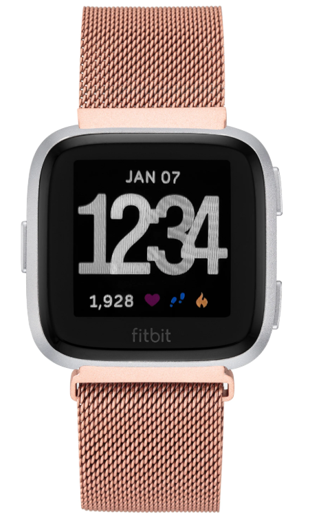 WITH it Stainless Steel Mesh Band for Use With Fitbit Versa