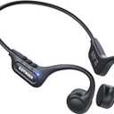 Bone Conduction Headphones, Open Ear Headphones Bluetooth 5.4 with Mic, 8H Playtime,Bone Conduction Earbuds IP56 Waterproof for Cycling, Hiking,Workout