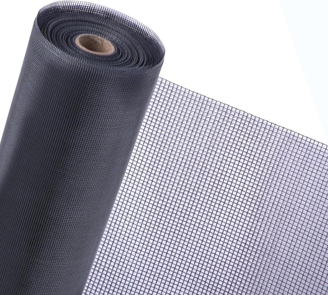 Fiberglass Window Screen Replacement Suitable for Windows Courtyards Patio Porch Pool Door, 48"x84"