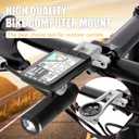 Out Front Adjustable Bicycle Mount - Aluminum Alloy Bike Mount for Garmin Extended Mountain Bike Computer Road Mountain Cycling GPS Combo Extended Bike Accessories for 32mm Handlebar