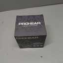 PROHEAR 016 Ear Protection Safety Earmuffs for Shooting, NRR 26dB Noise Reduction Slim Passive Hearing Protector with Low-Profile Earcups, Compact Foldable Ear Defenders for Gun Range, Hunting (Black)