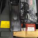 GOZILLA Small Turtle Tank Kit(Tank+Lamp+Filter), Acrylic Turtle Starter Kit with Adjustable Lamp, Reptile Habitat and Terrarium with Multi-Functional Areas for Small Reptiles (Black Kit)