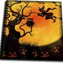 3D Rose Halloween Backdrop Drawing Book