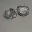 MotBach 2 Pack Bird Feeding Bowls Cups Parrot Food Water Dishes, Stainless Steel Bird Bowl Cup Dish with Clamp, Birdcage Feeder Pet Cage Bowls for Parrot Cockatiel Budgie Conure Parakeet Small Animal