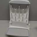 Ubbi Vertical Baby Bottle Drying Rack, Space Saving Countertop Drying Rack Baby Organizer, Gray