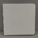 Folding Table 4 Foot Portable Heavy Duty Plastic Fold-in-Half Utility Table Small Indoor Outdoor Adjustable Height Folding with Carrying Handle, Camping and Party,White